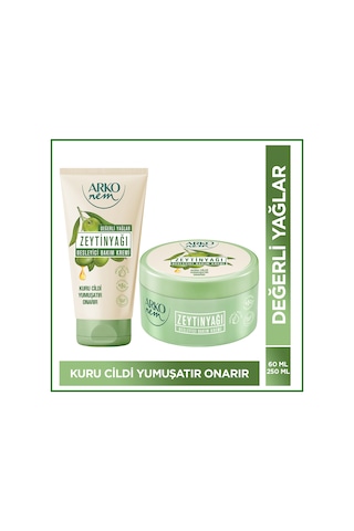 Arko Nem Besleyici Bakım Kremi Zeytinyağlı 250+60 Ml