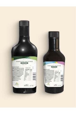 Ravla Organik Erken Hasat Zeytinyağı 500 ML + Organik Zeytinyağı Bebek Çocuk Yüksek Polifenol 250 ML