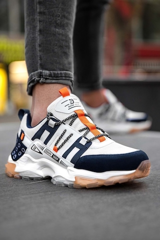 Dark Seer Ds Albers Beyaz Turuncu Erkek Sneaker Beyaz - Turuncu