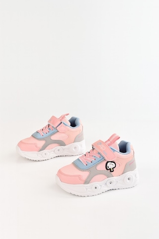 Unisex Işıklı Okul Öncesi Anorak Spor Ayakkab Pembe