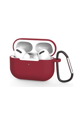 Ally Apple Airpods Uyumlu, Pro İnce Slim Silikon Kılıf+anahtarlık- 5775