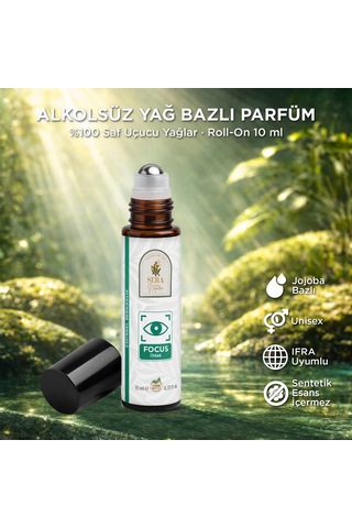 Focus Odak Yağ Bazlı Parfüm Roll-on 10 Ml Çiçek - Odunsu