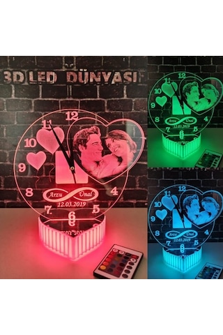 Hediye 16 Renkli Kumandalı Led Lamba