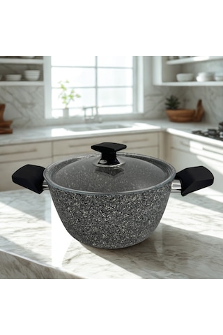 Vivaldi Granit Derin Tencere 22 Cm