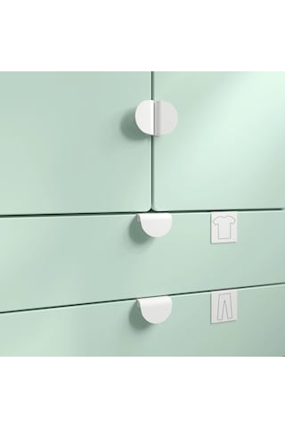 Ikea Latmask 2'li Mobilya Kulpu 60 Mm Beyaz