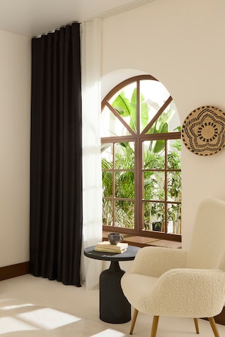 Kaşmir Home Harper Star Blackout Siyah Perde 150x270 Cm Siyah