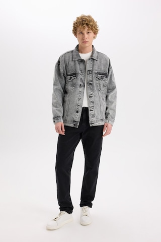 Defacto %100 Pamuk Oversize Geniş Kalıp Jean Ceket E1003ax25spnm55 Gri-nm55