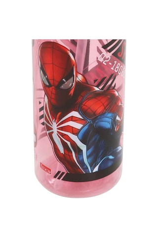 Spiderman Matara 500 Ml Kırmızı Renk 1 Adet Erkek Çocuk Örümcek Adam Lisanslı Suluk Okul Matarası Öğrenci Suluğu Kırmızı