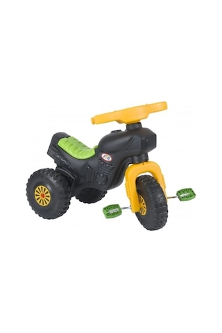 Enhoştoys 3 Tekerli Şahin Motor Çocuk Bisiklet Yeşil Çok Renkli