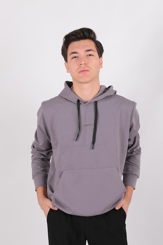Five Pocket Fp24b2099 Erkek Kapüşonlu Sweatshirt Füme