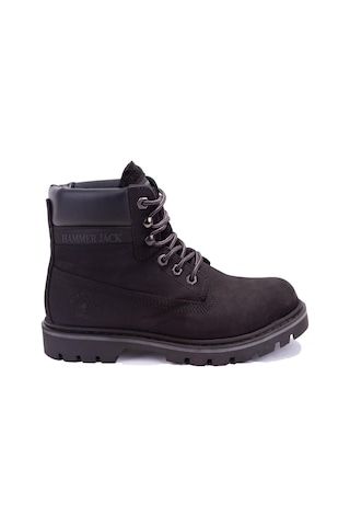 Hammer Jack 10216600 Siyah Ortopedik Günlük Unisex Deri Bot 001