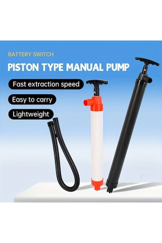 Xuweiwei Sfph H810 01 Universal Manuel Piston Pompa Tekne Sintine Taşınabilir El İle Su Transfer Polipropilen Yapım