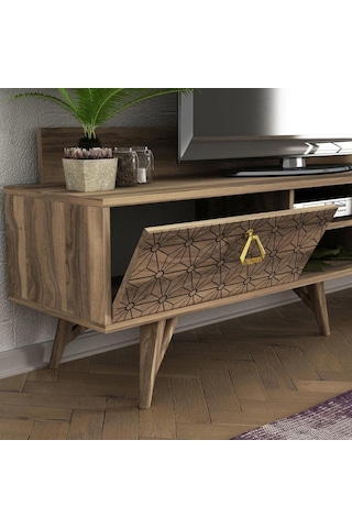 Dekorister Exclusive Yakamoz Tv Sehpası Ceviz