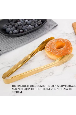 Ximistore9 2 Adet 9 İnç Altın Paslanmaz Çelik Anti-kayma Mutfak Kömürü, Salata, Ekmek, Buz, Fritöz, Pişirme, Fırın İçin Yemek Kapağı Altın