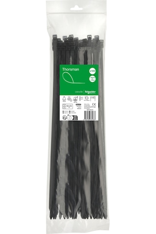 Schneider Electric Imt46425 380x7,6 Siyah Kablo Bağı Klips 100'lü Paket