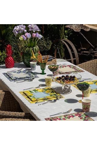 Mix&match Kağıt Amerikan Servis 33x33 Cm 12'li Paket Beyaz