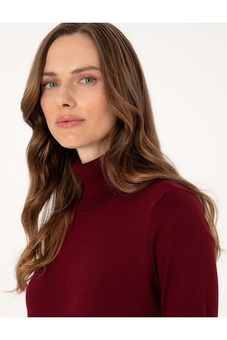 Pierre Cardin Kadın Vişne Kazak /triko 50315747-vr223 Vişne