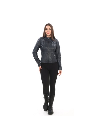 New Zaya Leather Kadın Hakiki Kuzu Deri Ceket