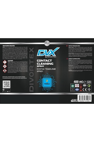 Divortex Yağsız Kontak Temizleme Spreyi 400 ML