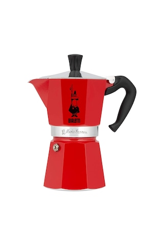 4942 Moka Express Kahve Pişirici, 3 Bardak, Kırmızı