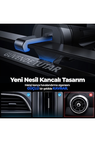 Woyax By Deji Kancalı Havalandırma Araç İçi Telefon Tutucu