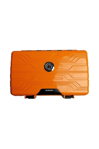 Seyhat Tipi Turuncu-siyah Humidor Puro Kutusu