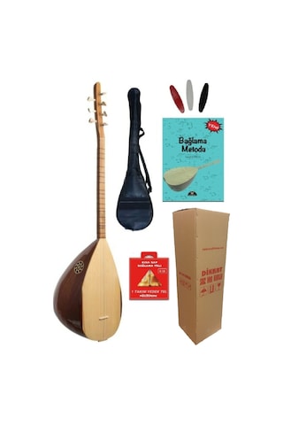 Kısa Sap Bağlama Saz Seti Bağlama Kılıf Tel Tezene