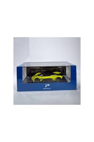 Hyper Car Aston Martin Valkrie Lime - League Collection 1/64 Model Araba