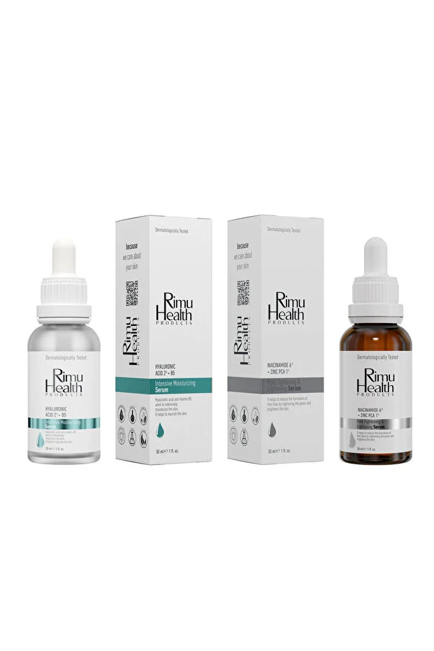 Rimu Health Products Kuru Ve Sivilcelenmeye Meyilli Ciltlere Özel Nemlendiricili Cilt Bakım Seti