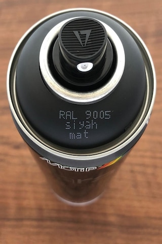 Motip Carat 9005 Mat Siyah Sprey Boya 400 ML