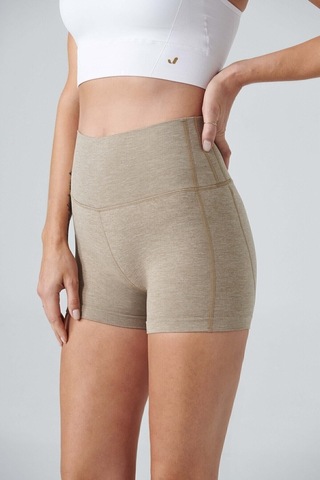 Jerf Aruba Toparlayıcı Mini Şort Krem