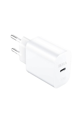 Pd20w Hızlı Şarj Aleti - Type-c Adaptör - Hızlı Şarj - Telefon Ve Tablet Uyumlu - Beyaz