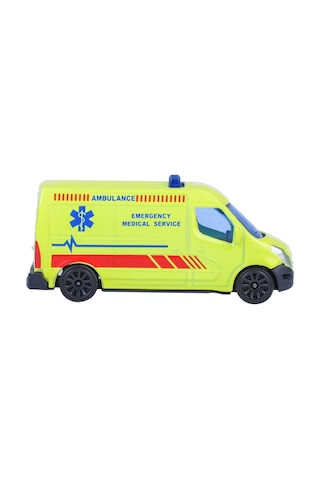 Majorette Sokak Yarış Arabaları Renault Master Sarı Çok Renkli