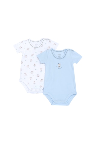 Chicco Erkek Bebek 2li Kısa Kollu Body Set 09102034000000 000021 Mavi