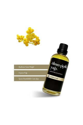 Sabunal Ölmez Çiçek Yağı 100 ML - Yaşlanma Karşıtı Doğal Cilt Bakım Yağı