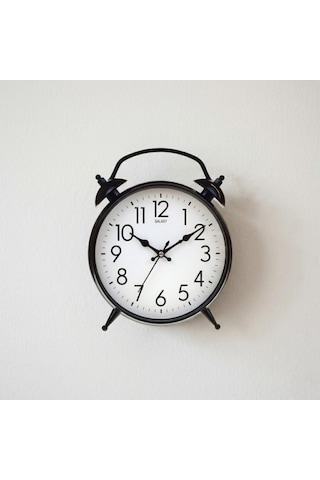 Modern Siyah Metal Duvar Saati, 30 Cm Büyük Boy, Sessiz Mekanizmalı, Dekoratif, Salon, Ev Ve Ofis İçin Çok Renkli 53816527