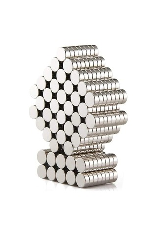 Dünya Magnet 100 Adet 6x1,5 Mm Neodyum Mıknatıs Magnet Yuvarlak