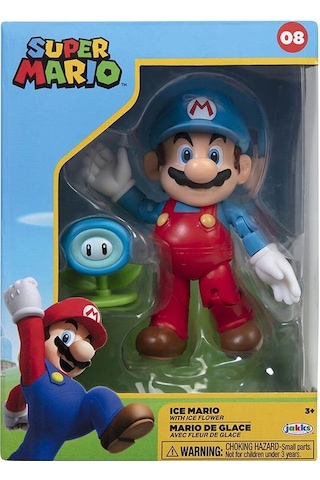 Süper Mario Buz Mario Ve Buz Çiçeği Figürü