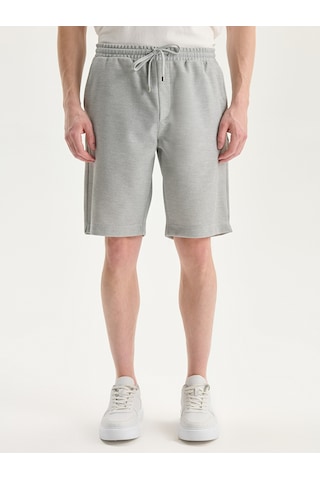 Lcw Vision Gri Slim Fit Erkek Şort