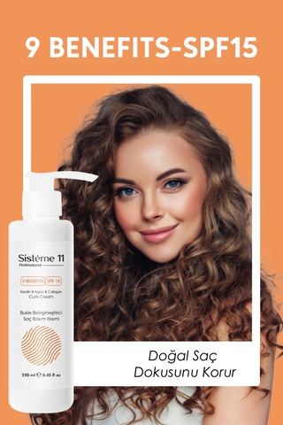 Sistéme 11 Bukle Belirginleştirici & Kıvırcık Saçlara Özel Durulanmayan Saç Bakım Kremi 250 Ml