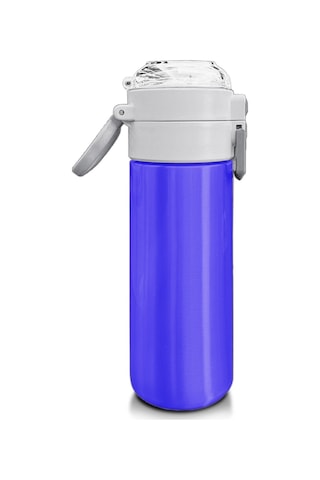 Coral High 500 Ml Pipetli Ve Direkt İçim Çelik Termos/matara - Erkek Çocuk - Açık Mor Çok Renkli