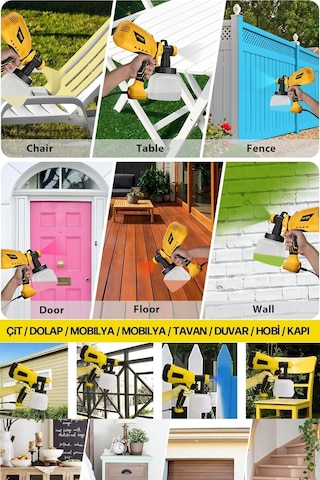 Staxx Power EST500Y 5000 W Elektrikli Sprey Boya Tabancası