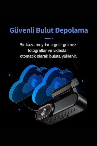 Tek Kameralı Sim Kartlı Kaza Anında Kayıt Yapan Araç Kamerası