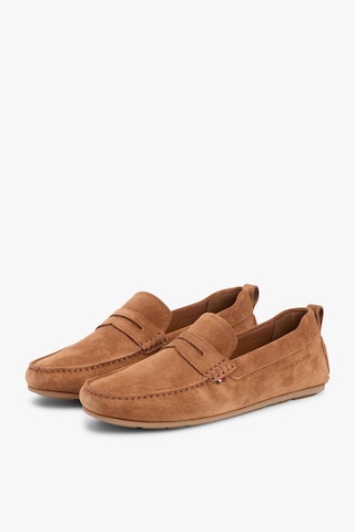 Tommy Hilfiger Core Süet Driver Erkek Taba Loafer Ayakkabı-13349 Taba