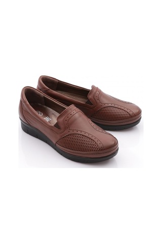 Dgn 1003 Kadın Comfort Ayakkabi Taba