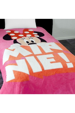 Lisanslı Disney Minnie Mouse Classic Tek Kişilik Battaniye 000000001000049688 Çok Renkli