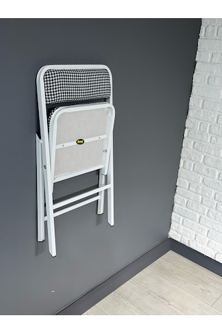 Hey 4'lü Katlanır Kamp Sandalyesi Piknik Sandalye Kazayağı Beyaz Çok Renkli