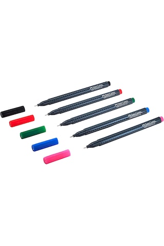 Faber Castell Grip Finepen Renkli Kalem 5 Renk