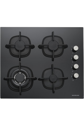 Silverline BO6505B01 - CS5429B01 - 3420 Classy 60 Siyah Cam Ankastre Set