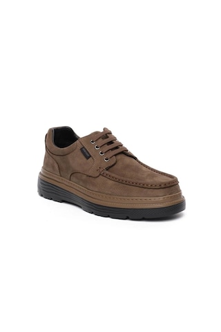 Greyder 78591 6k Duman Renk Nubuk Hakiki Deri Erkek Casual Comfort Ayakkabı Gri